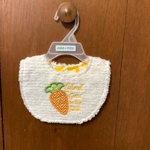 Embroidered Easter Baby Bib